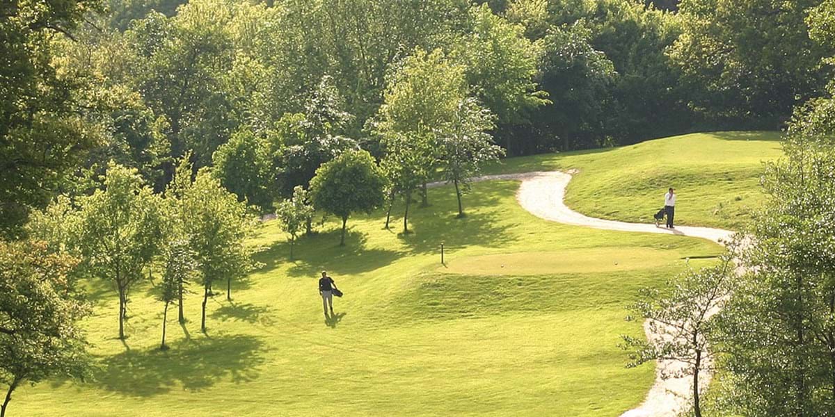 Golfer dans le Hampshire